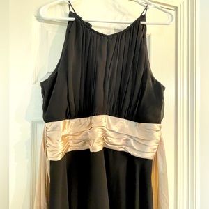 Sleeveless black formal dress
